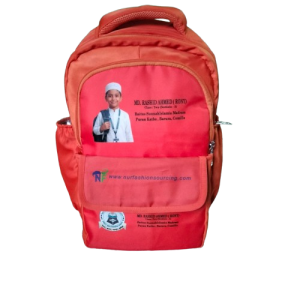 23.Customized School Bag with Student's Photo, School Logo, Student Name, and Personal Information Printed on the Bag( Model -1)