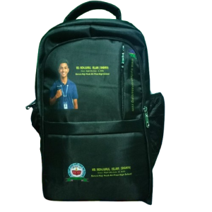 24.Customized School Bag with Student's Photo, School Logo, Student Name, and Personal Information Printed on the Bag ( Model -2)