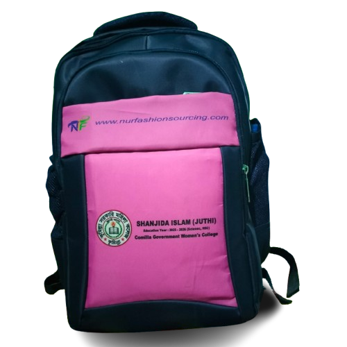 25.Customized School Bag with Student's Photo, School Logo, Student Name, and Personal Information Printed on the Bag ( Model -3)