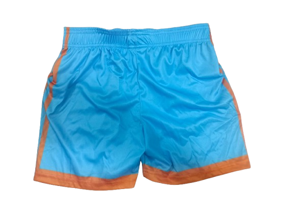 15.Sublimation printed Customized BOY's SHORTPANT WITH SIDE POCKET + JOINED WAISTBAND ( 3.5 CM ELASTIC) + DRAWSTRING COMING OUT FROM INSIDE + NO SIDE POCKET - Image 2