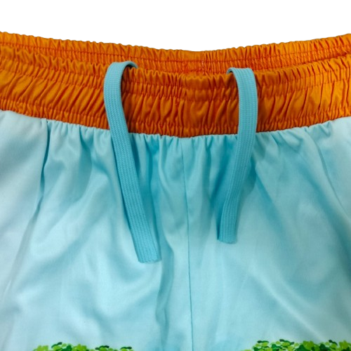 6.Sublimation printed Customized MEN's, SHORT PANT WITH SIDE POCKET + JOINED WIAST BAND ( 4 CM ELASTIC) + DRAWSTRING COMING OUT FROM INSIDE - Image 4